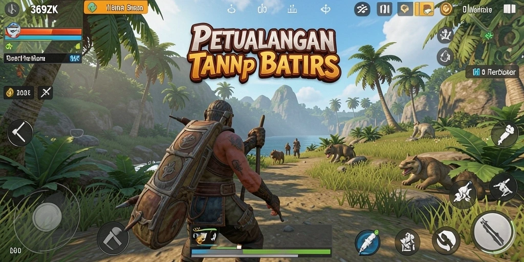 Screenshot menampilkan gameplay seru di dunia terbuka 369ZK.