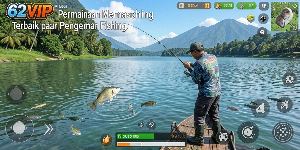 Tangkapan ikan yang beragam dan seru dalam gameplay 62VIP.
