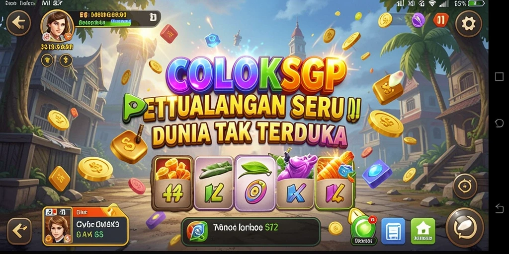 Screenshot COLOKSGP menampilkan petualangan gameplay yang mendebarkan.