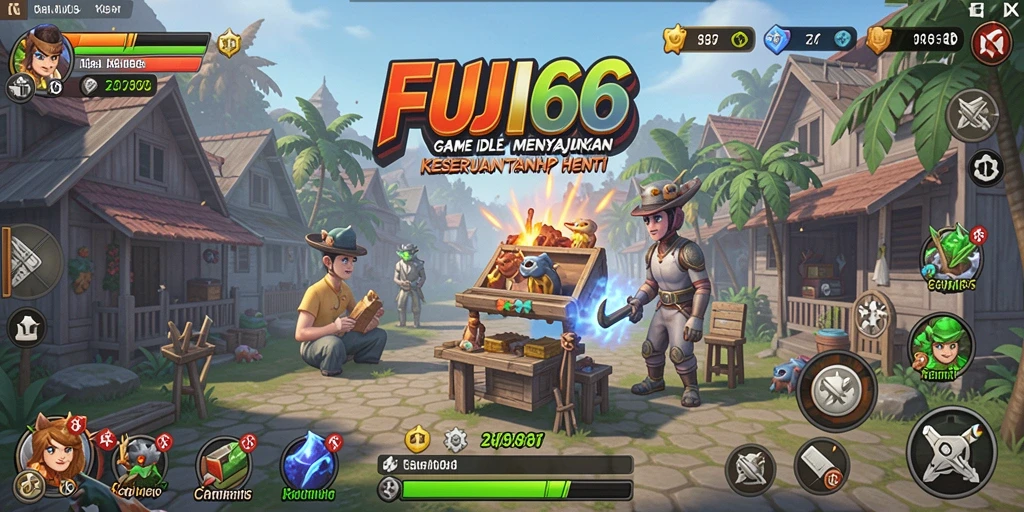 Tampilan gameplay FUJI66 yang mendebarkan dan penuh warna.
