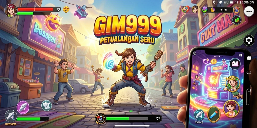 Tampilan gameplay GIM999 yang menarik dan mengasyikkan.