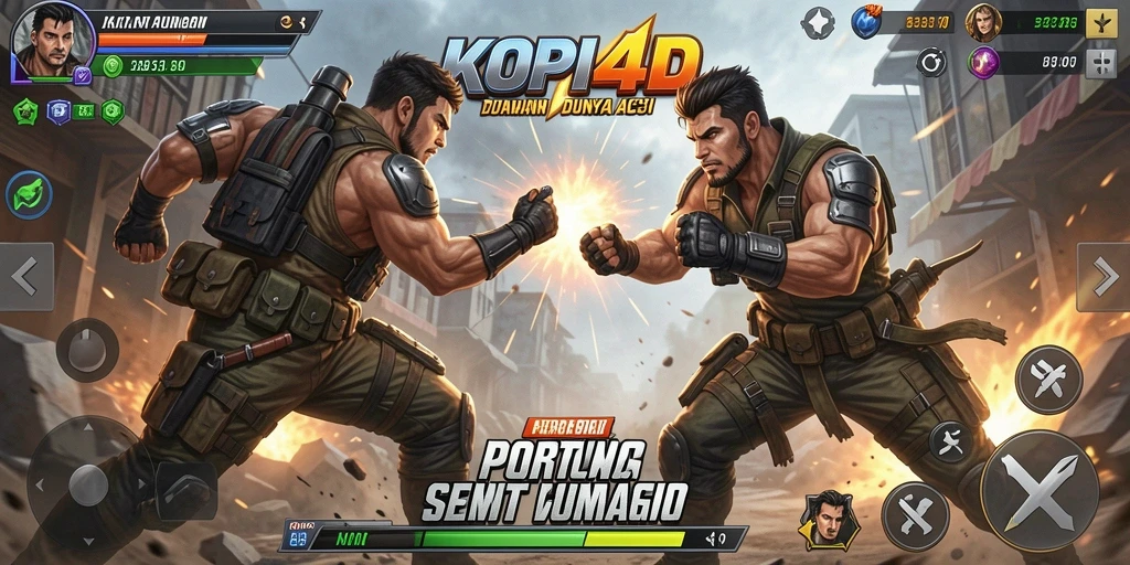 Tampilan menarik pertarungan epik di KOPI4D.