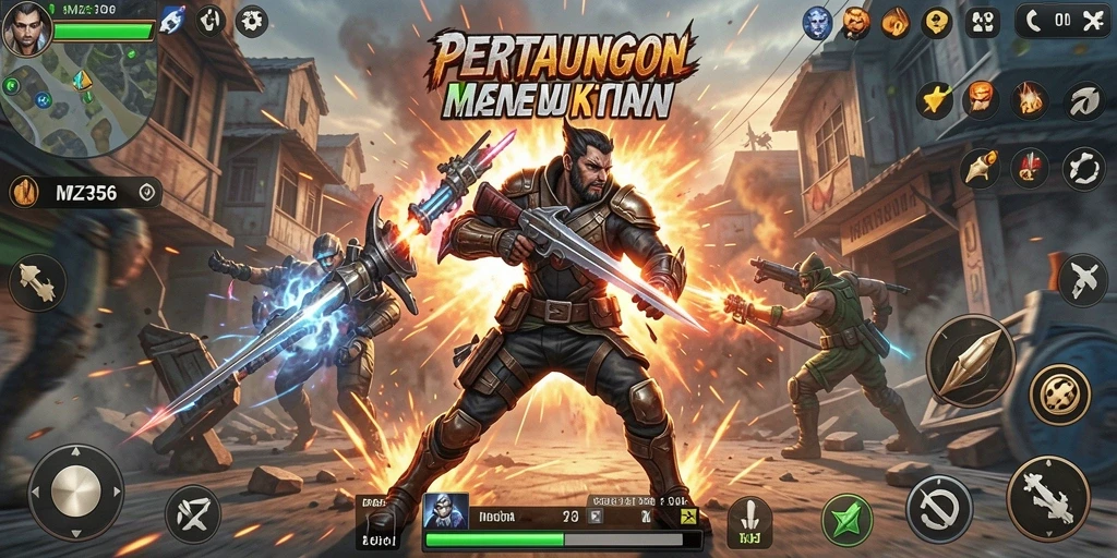 Tampilan aksi mendebarkan dalam pertarungan di MZ356.