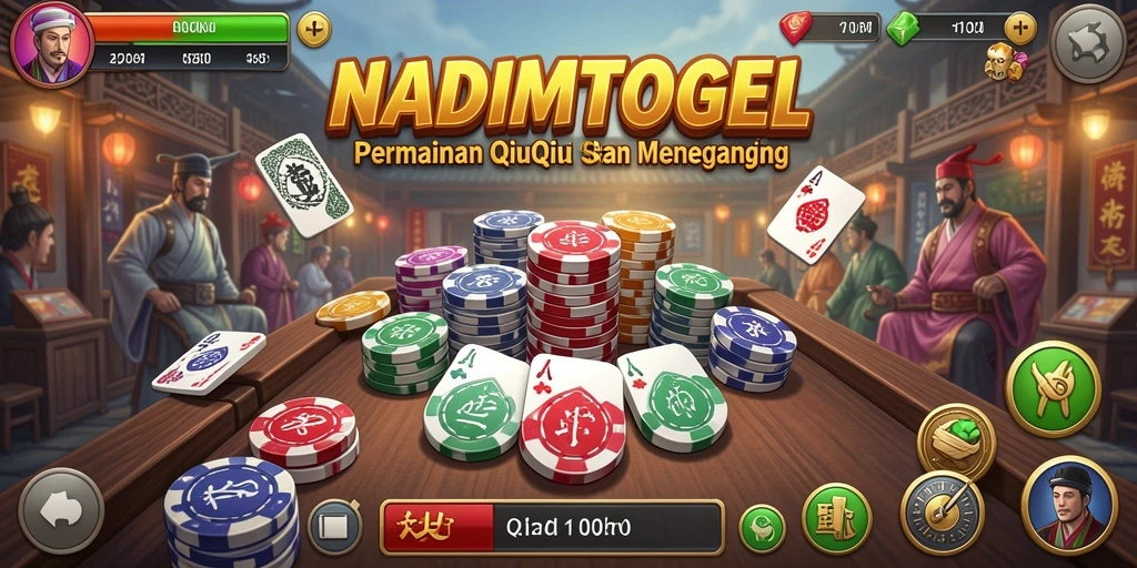Screenshot NADIMTOGEL menampilkan keseruan gameplay QiuQiu.