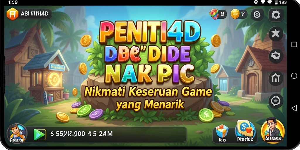 Gameplay menarik dari PENITI4D yang penuh warna dan karakter unik.