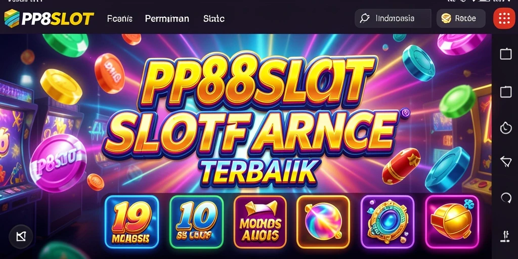 Tampilan gameplay PP8SLOT yang menarik dan penuh warna.