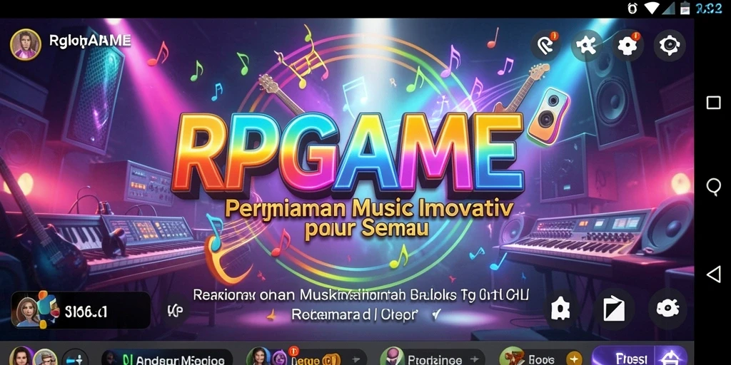 Tampilan gameplay RPGAME yang seru dan penuh warna.