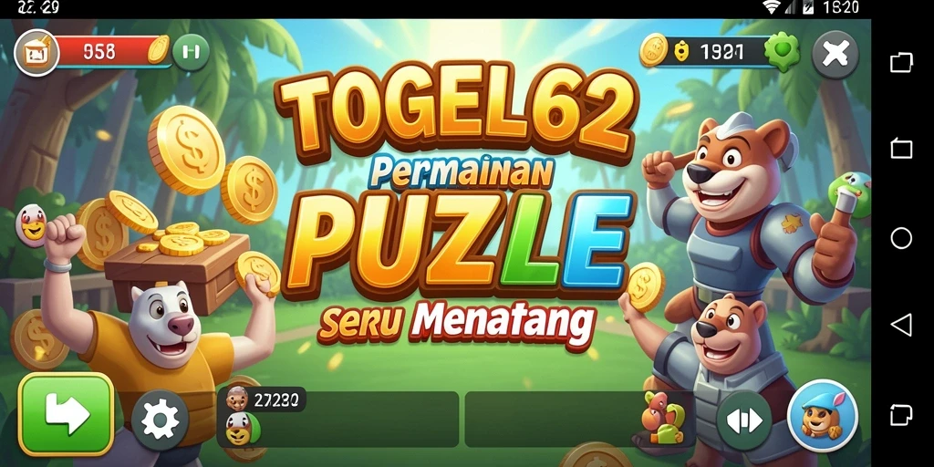 Screenshot TOGEL62 menampilkan gameplay teka-teki yang menarik.