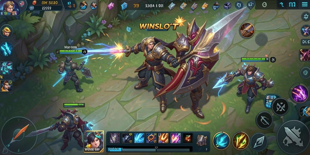 Tampilan menarik dari gameplay seru WINSLOT.